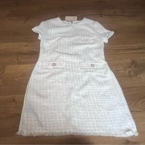 NWT BeBop White Tweed Mini Dress